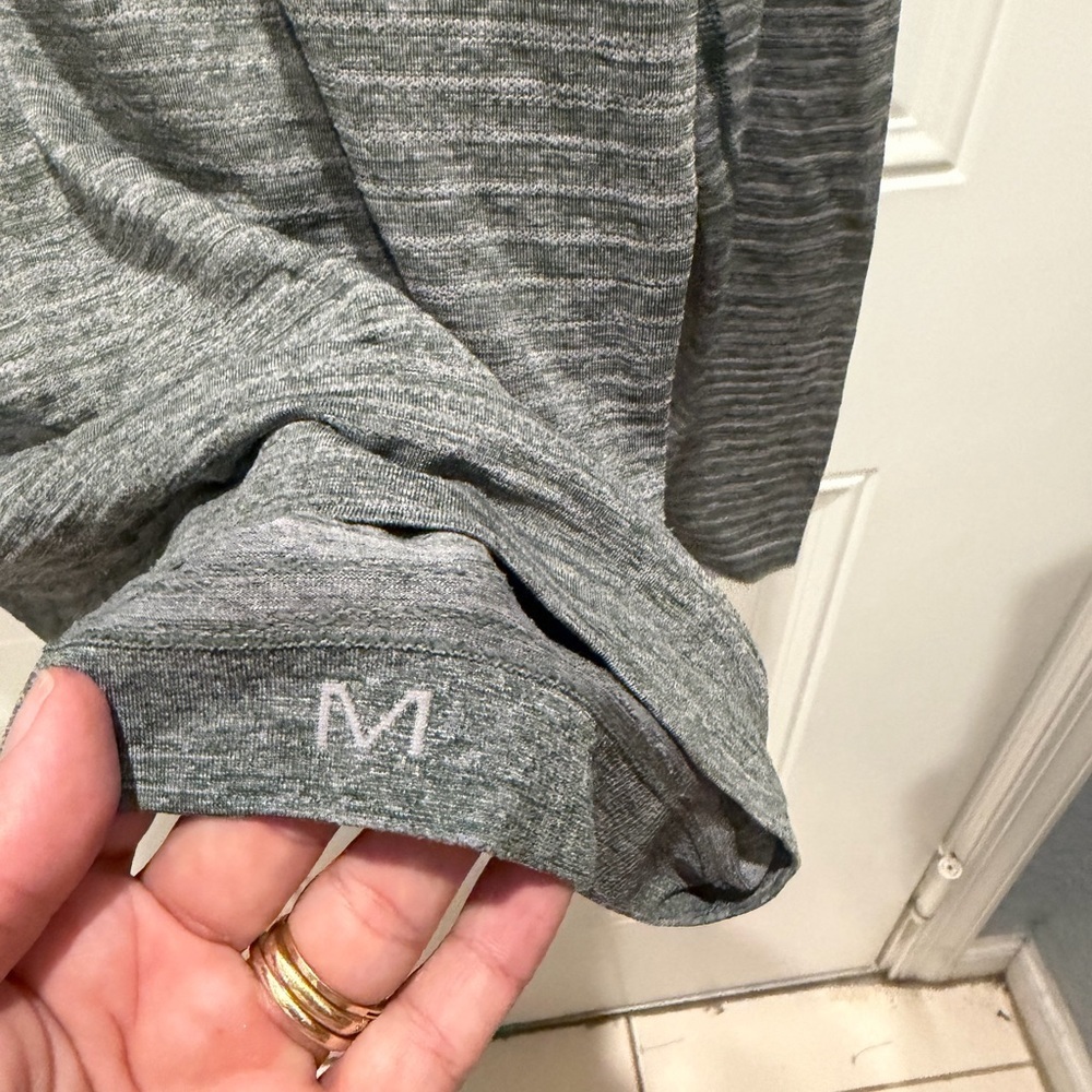 Lululemon Men's Metal Vent Tech Long Sleeve 2.0, Wave Fade Rosemary, Size M - Picture 4 of 4